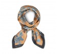 classical dahlia scarf - blue 