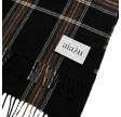 aiayu kaya wool scarf - mix black