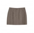 aiayu mini skirt wool - herringbone