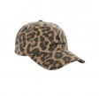 anine bing jeremy baseball cap - black and brown leopard