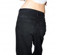 trw kaia slung belt jeans wash heritage - black