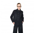 trw ellen denim shirt wash milano black - black