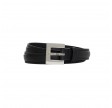 anine bing nicola belt silver - black