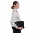 selma blouse bowtie flyfront - champagne