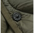 taion unisex military crew neck down jacket - dark olive