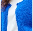 women's cardigan niby - royal blue melange 