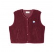 women's vestes hoktown - burgundy melange 