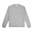 women's oversized roundneck - ash grey