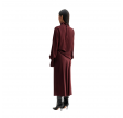 luna silk blouse - burgundy