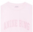 anine bing spencer sweatshirt - powder pink