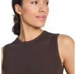 sofie cotton rib top - mulch