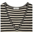 anine bing lowen sweater - black and ivory