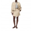 closed wrap skirt - camel beige