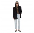 anine bing avi tee - black and brown leopard