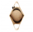 anine bing leah stripes hobo raffia - black and natural stripe