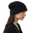 lisa yang brushed beanie - black
