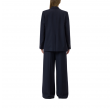 closed fitted doublebreasted blazer - dark night 
