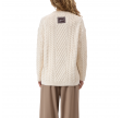 closed crew neck long sleeve - whipped cream 
