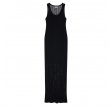 anine bing arie long dress - black 