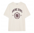 anine bing jaylin tee collegiate - cream