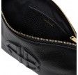 anine bing lili pouch - black pebbled