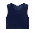 women's jumper vest - dumy - navy melange