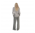 rhea drawstring pants - mid grey