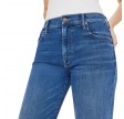 the mid rise maven sneak over the top - denim blue 