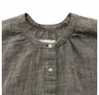 cille dress linen - brown