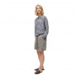 shorts long linen - brown