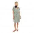 belted dress - shadow