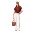 calisson blouse - brownie