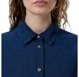 closed sleeveless shirt - dark blue