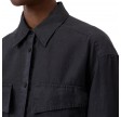 closed utility shirt - black