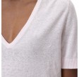 closed v-neck short sleeve knit - milkshake pink
