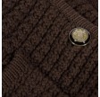 gaspard knitted cardigan - brown