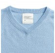 women´s fitted 90's v-neck - light blue