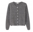 women's cardigan vitow - steel melange