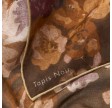 light daisy scarf - dark olive 