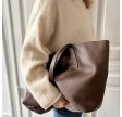 karin large tote bag - cacao
