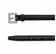 anine bing nicola belt silver - black