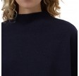 closed high neck long sleeve knit - dark night 
