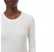 closed crewneck longsleeve tee - ivory