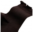 aiayu cotton frill sock - chocolate