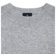 anine bing jackson sweater - medium heather grey