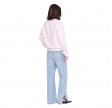 anine bing spencer sweatshirt - powder pink