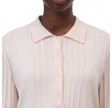 closed short sleeve polo - blush pink 
