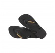havaianas top logo metallic - black