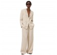 closed wide pants wynston - mud grey