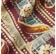 wool small gabby scarf - bordeaux